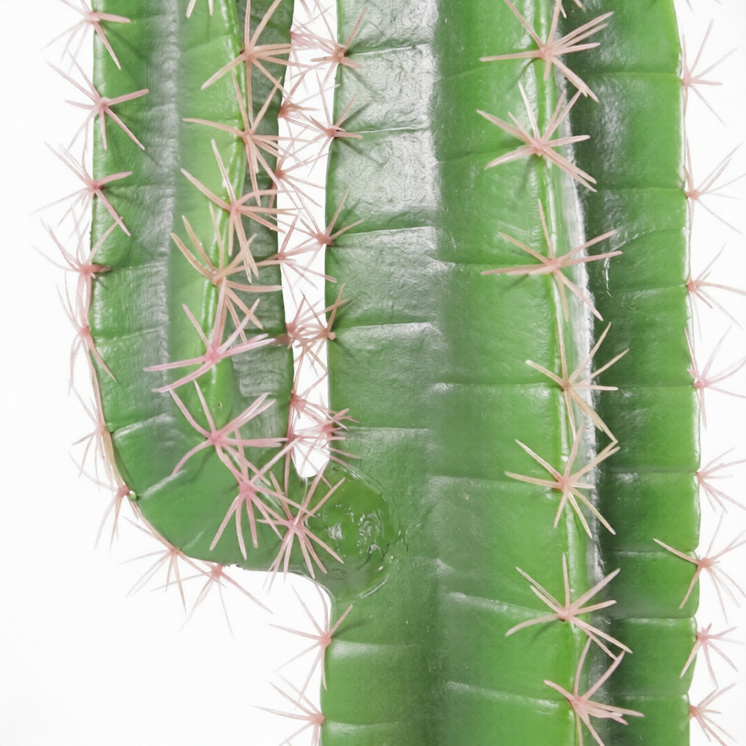 100cm Large Premium Artificial Cactus Plant in Black Pot – Realistic Faux Indoor Cactus