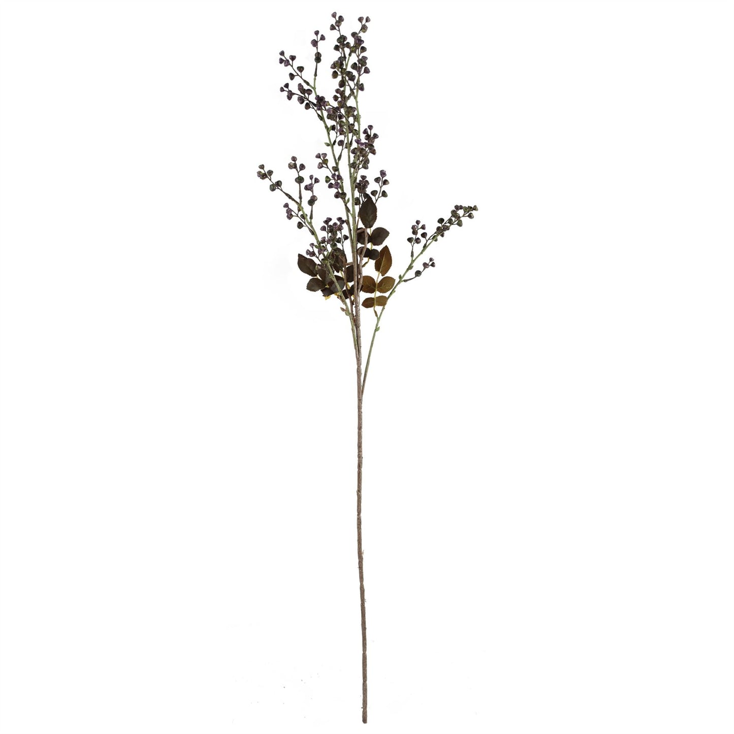 100cm Large Artificial Pink Blossom & Berry Flower Arrangement in Pink Square Glass Vase