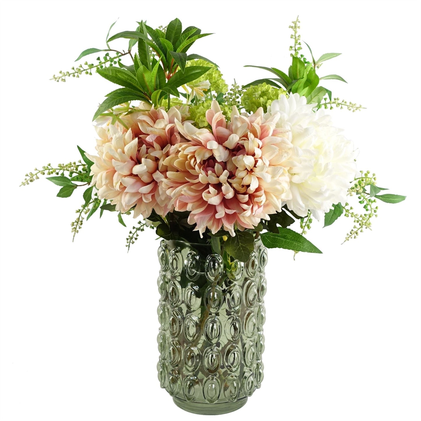 75cm Medium Artificial Pink Chrysanthemum Stem – Realistic Reflex Flower