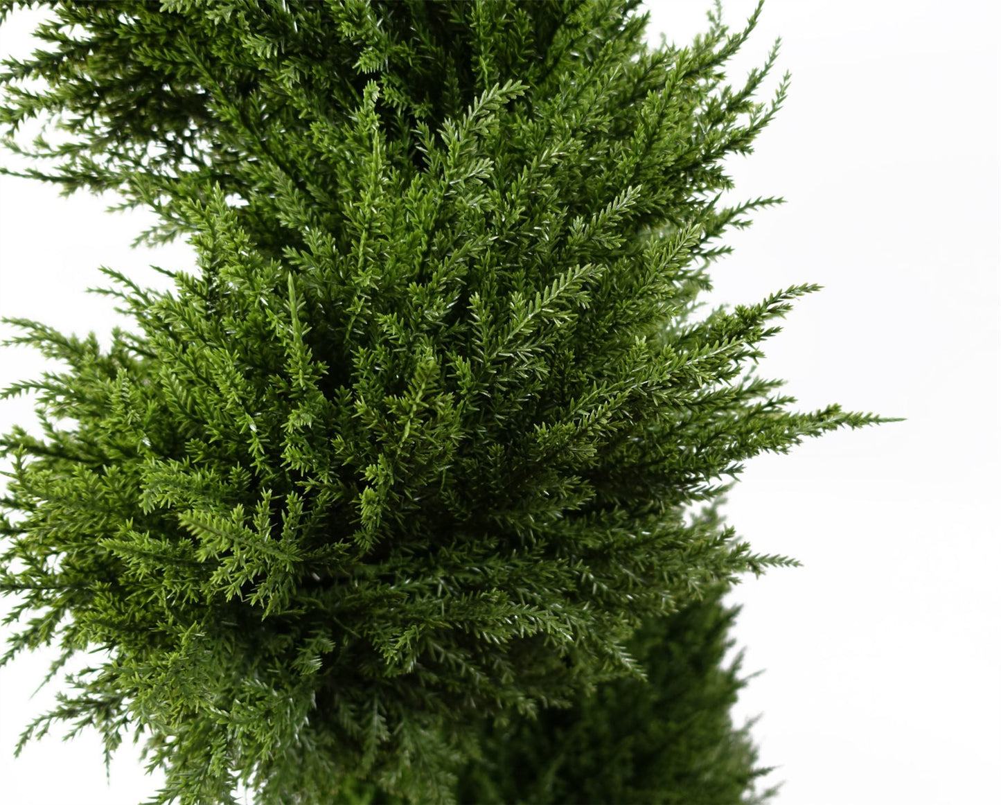 Pair of 120cm Medium Spiral Cypress Artificial Trees – UV Resistant Outdoor Topiary Set
