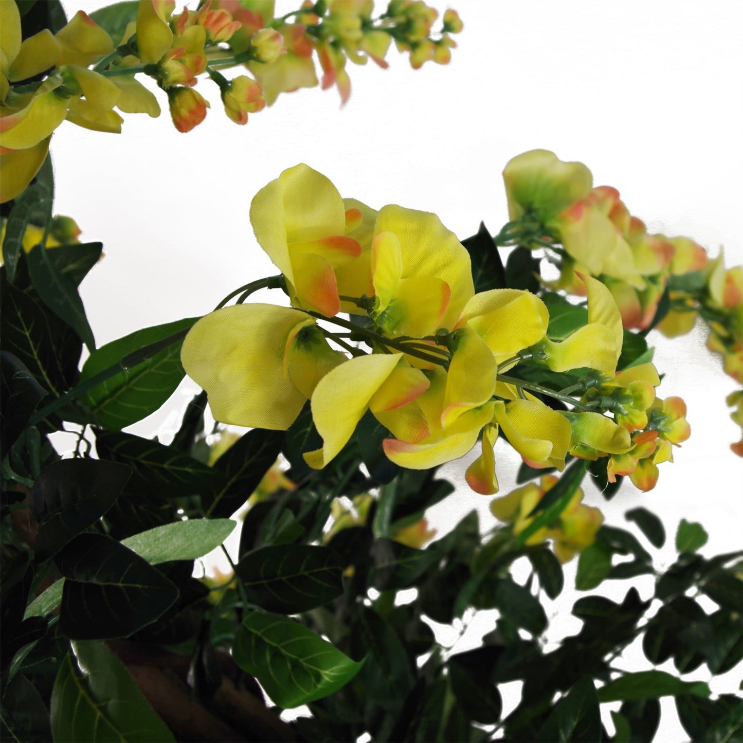 120cm Medium Artificial Yellow Wisteria Tree – Realistic Faux Indoor Tree