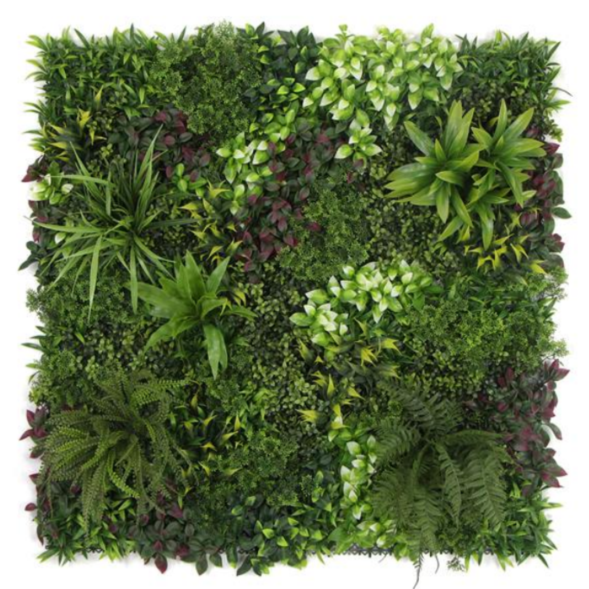 100cm Large Artificial Plant Wall Panel – UV Resistant Exotic Foliage Design