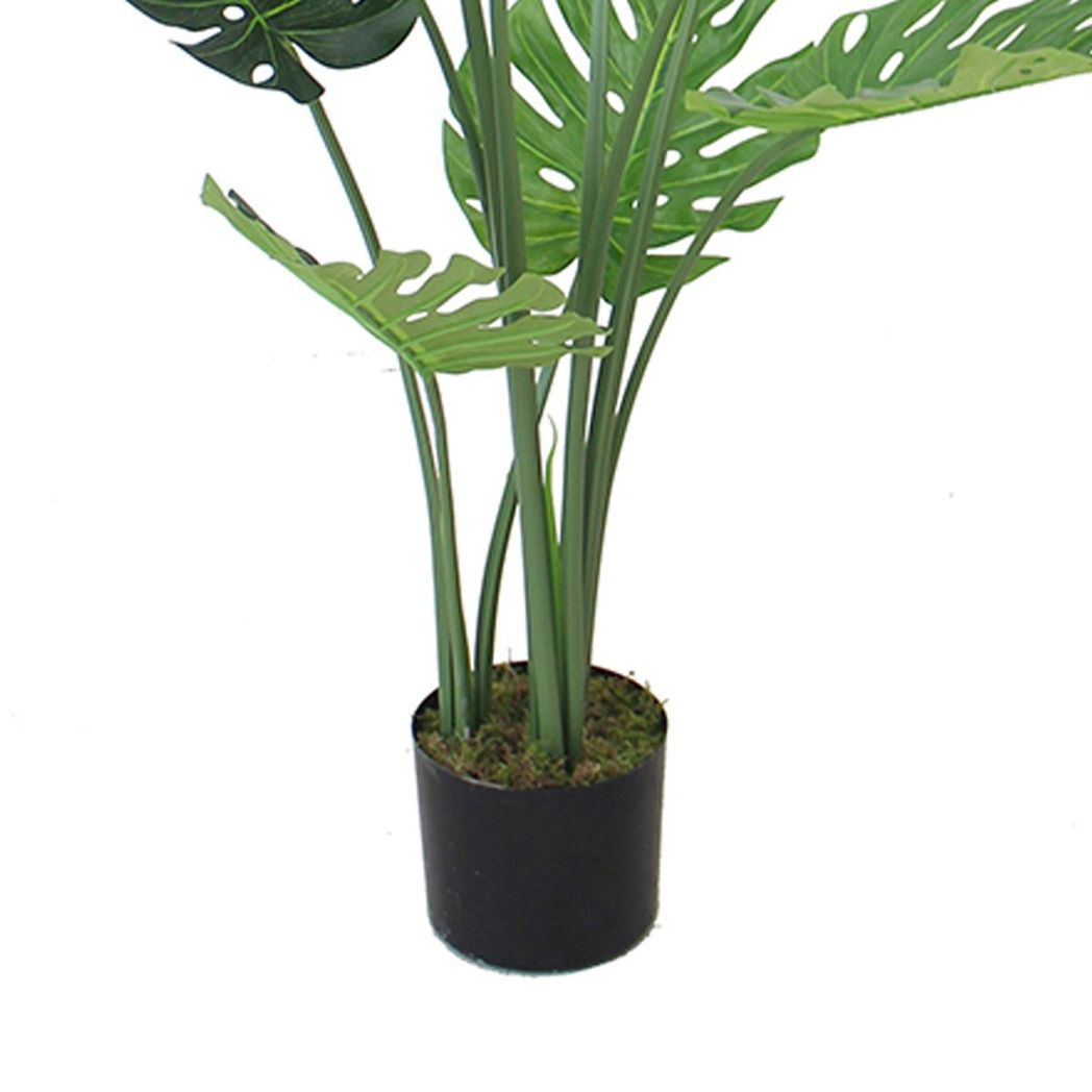 120cm Large Luxury Monstera Artificial Plant – Lifelike Indoor Tropical Plant