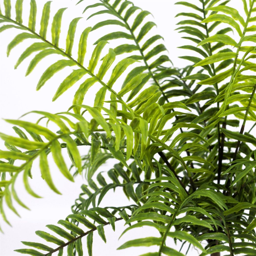 50cm Small Artificial Boston Fern Plant – Faux Fronded Fern