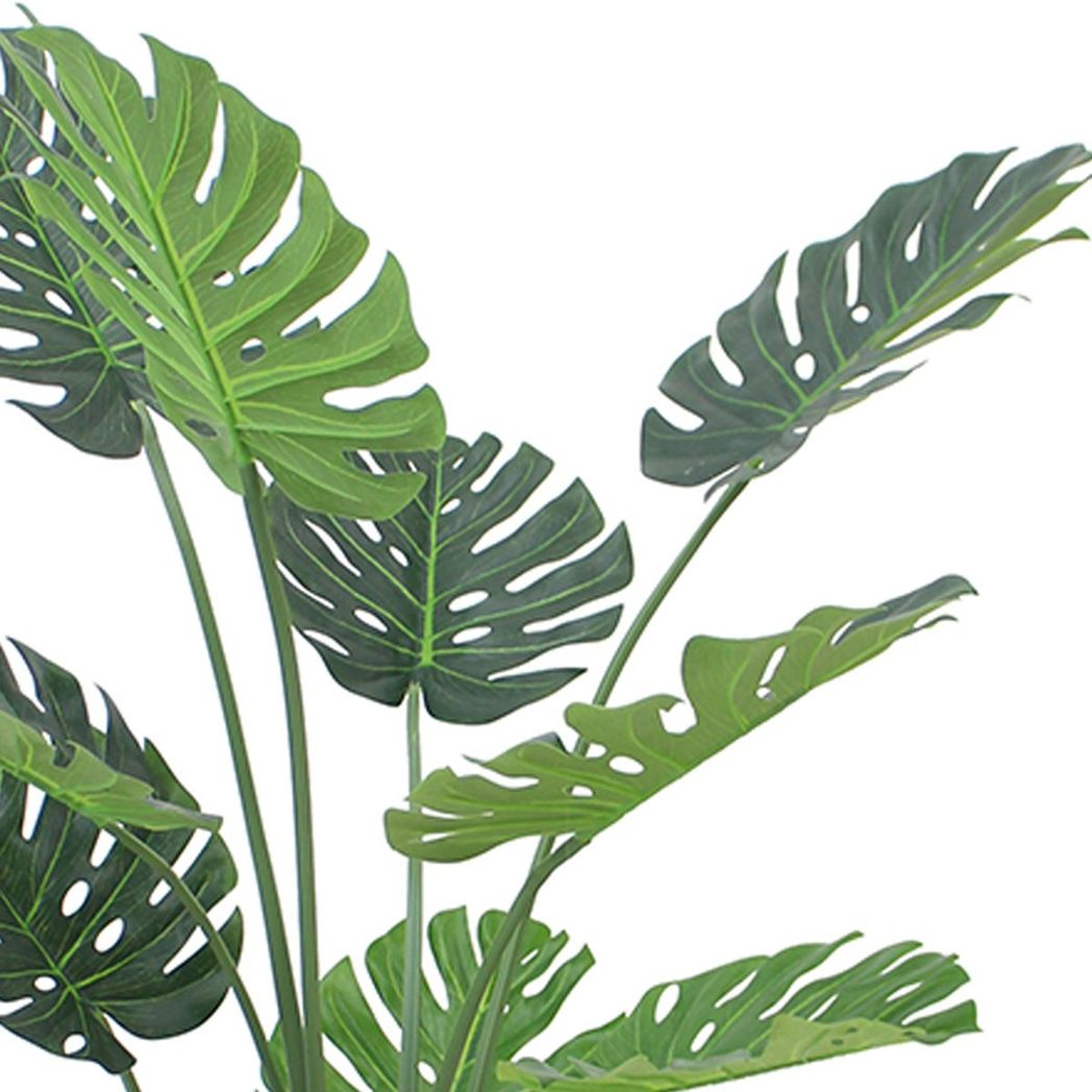 120cm Large Luxury Monstera Artificial Plant – Lifelike Indoor Tropical Plant