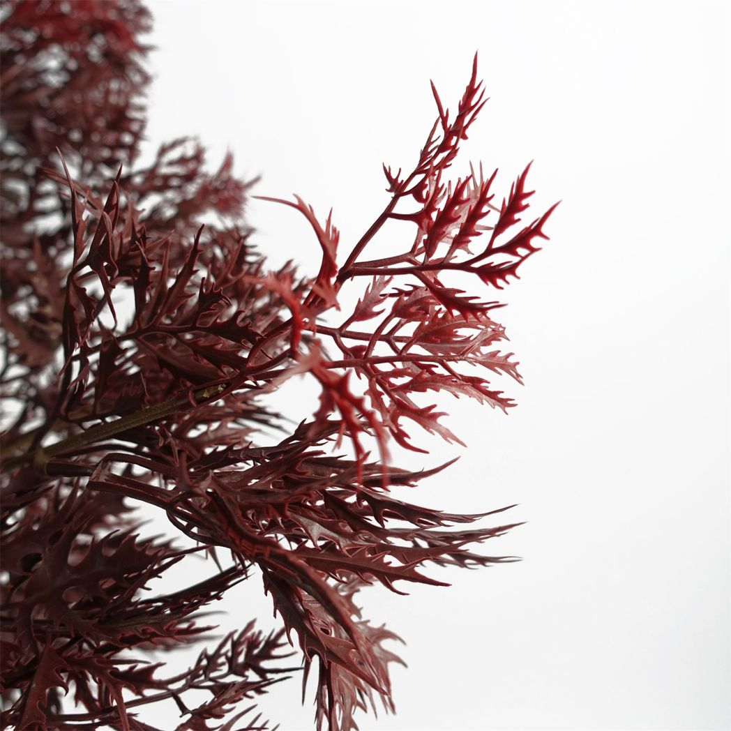 120cm Medium Red Aralia Artificial Tree – UV Resistant Outdoor Tree with Natural Trunk