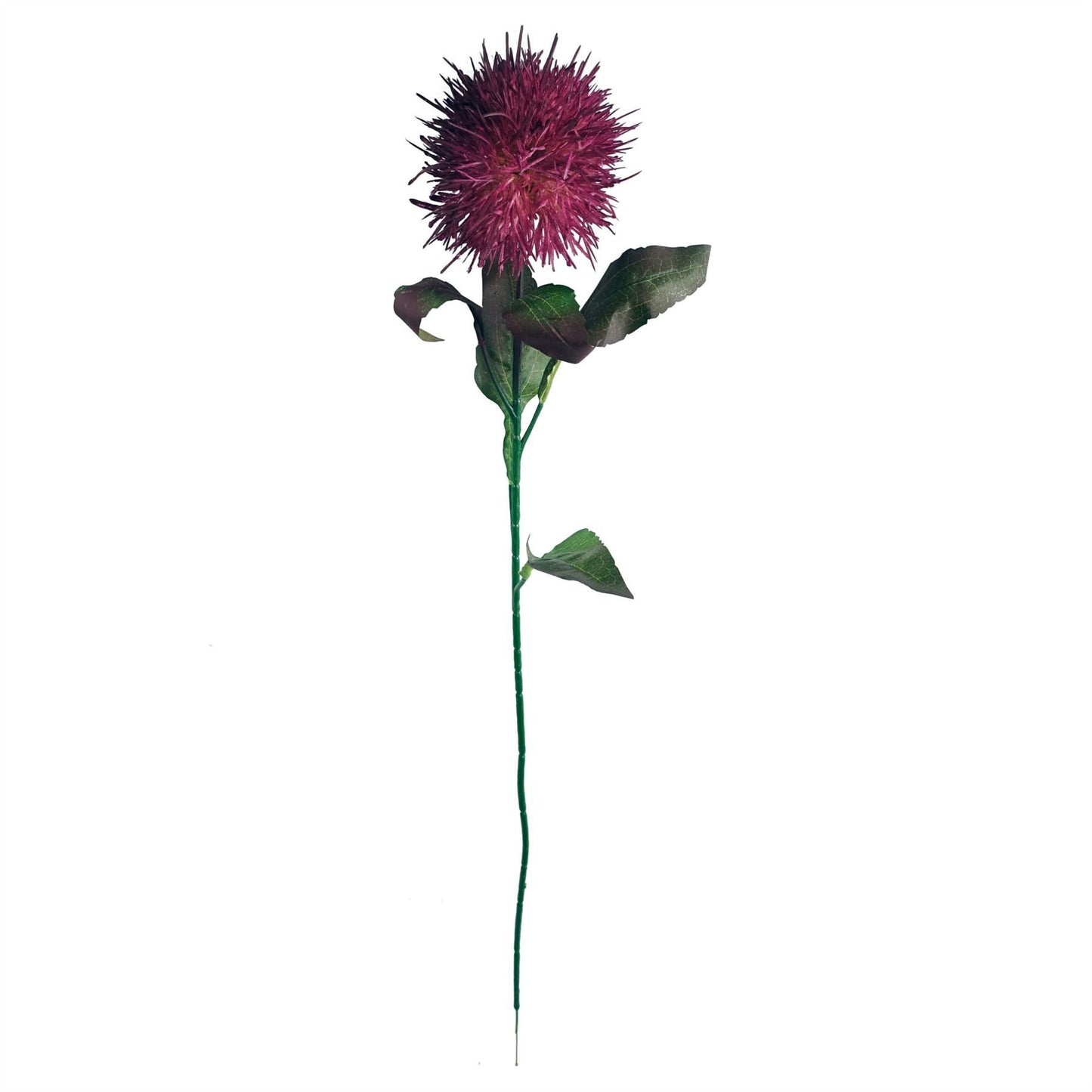 70cm Medium Purple Artificial Globe Thistle Stem – Realistic Faux Flower