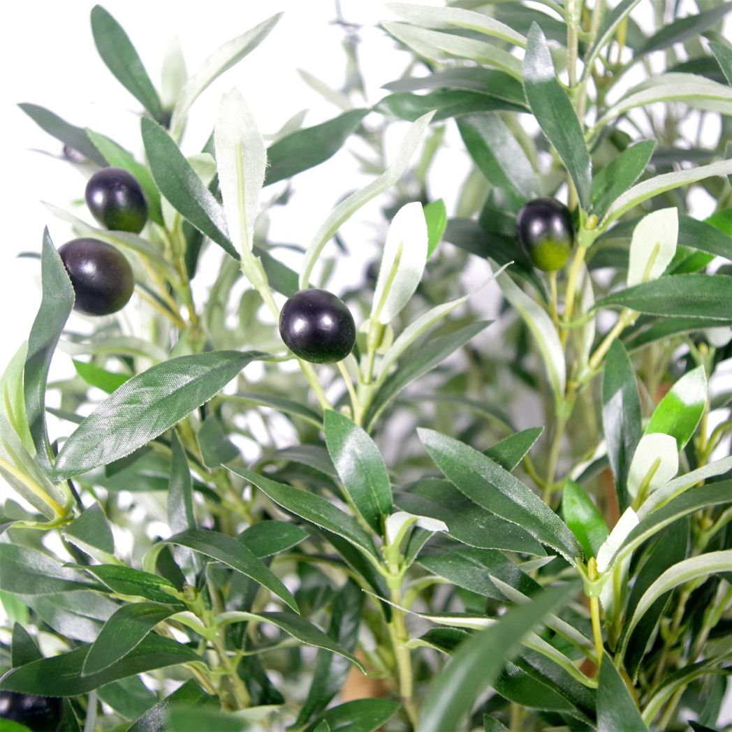 125cm Medium Luxury Artificial Olive Tree – Premium Range with Realistic Olives