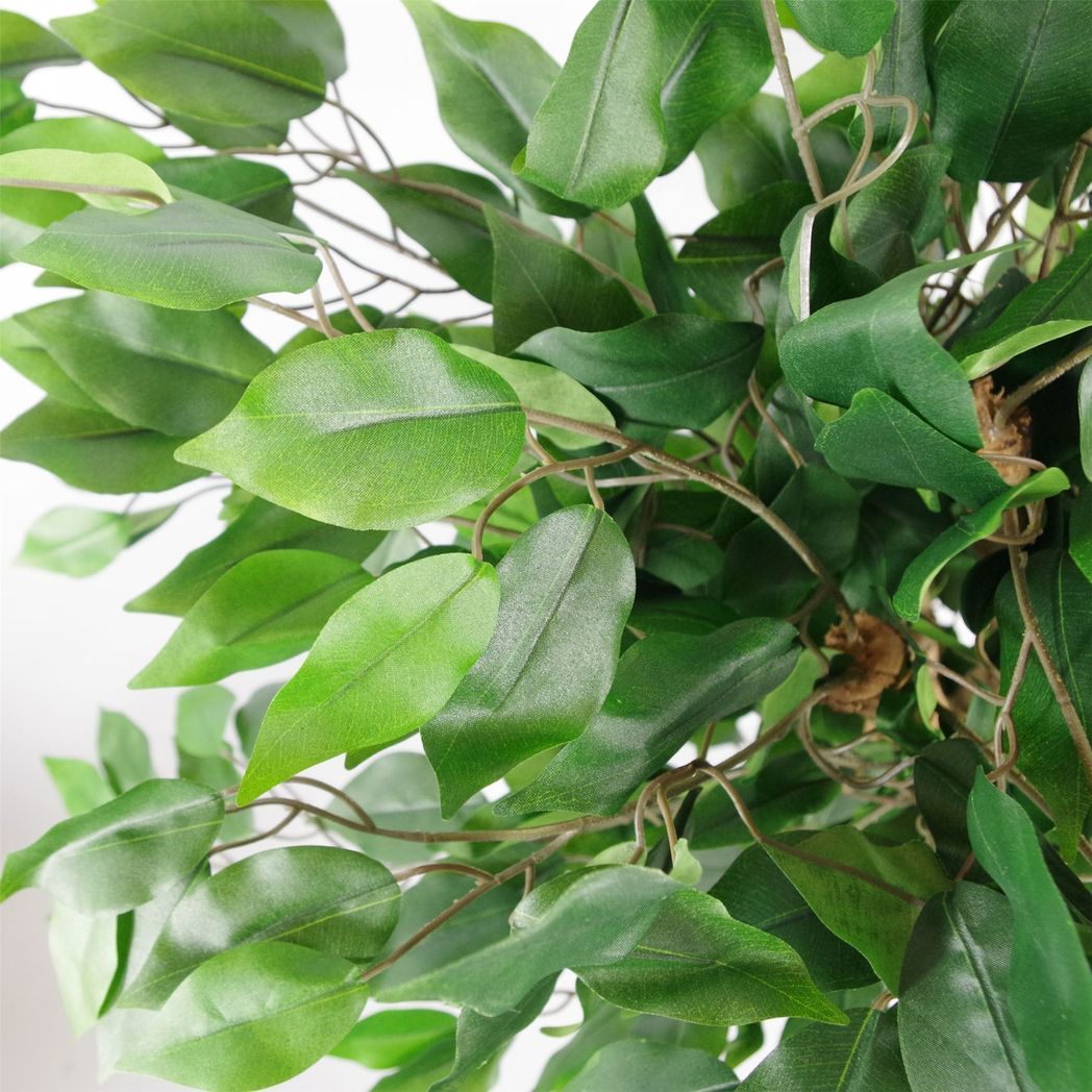 90cm Small Artificial Evergreen Ficus Tree – Realistic Indoor Faux Tree