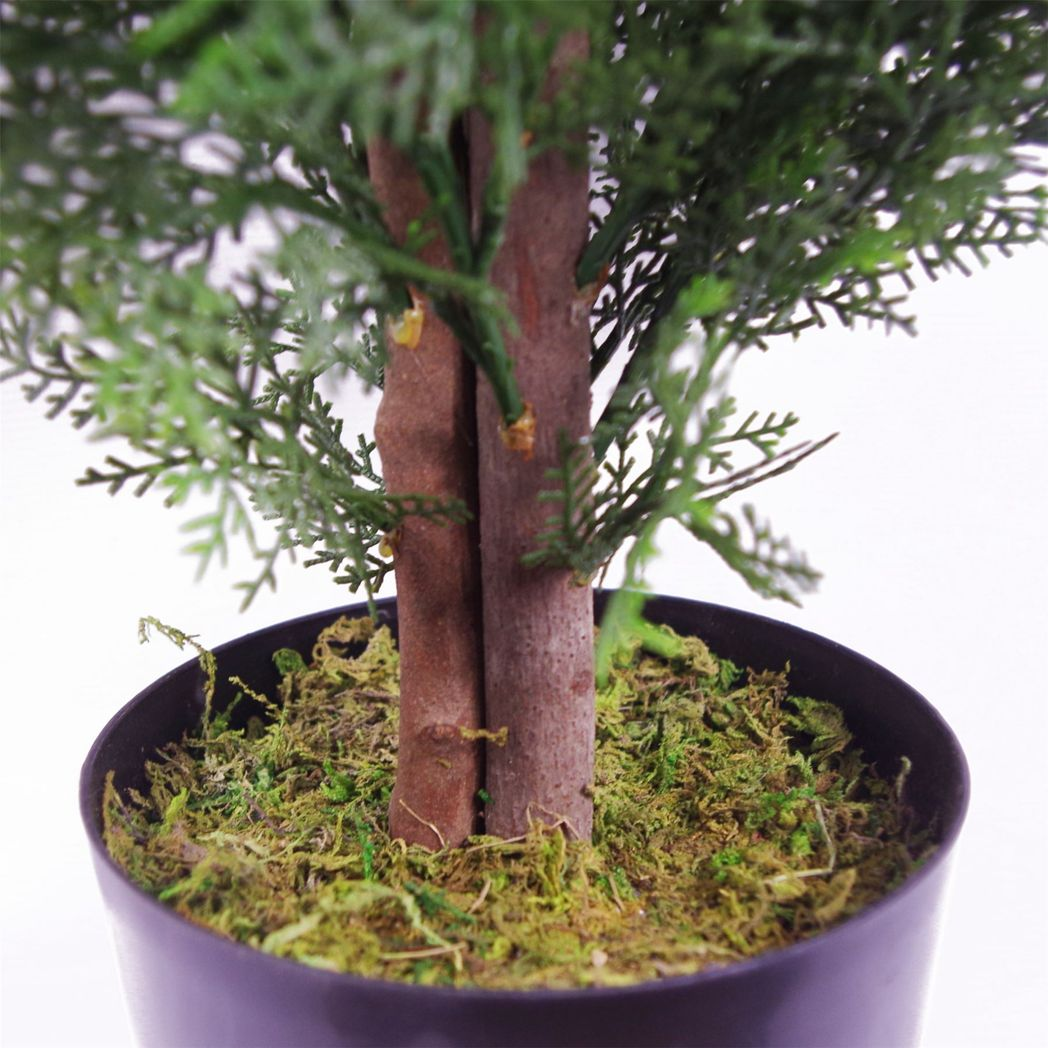 120cm Medium Artificial Cypress Topiary Tree – Realistic Decorative Plant