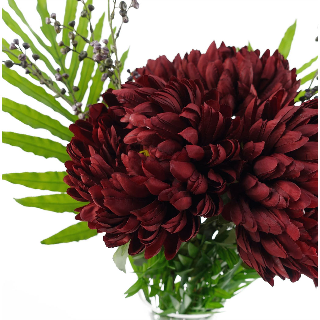 95cm Large Artificial Green Palm Leaf – Realistic Faux Foliage Stem for Styling