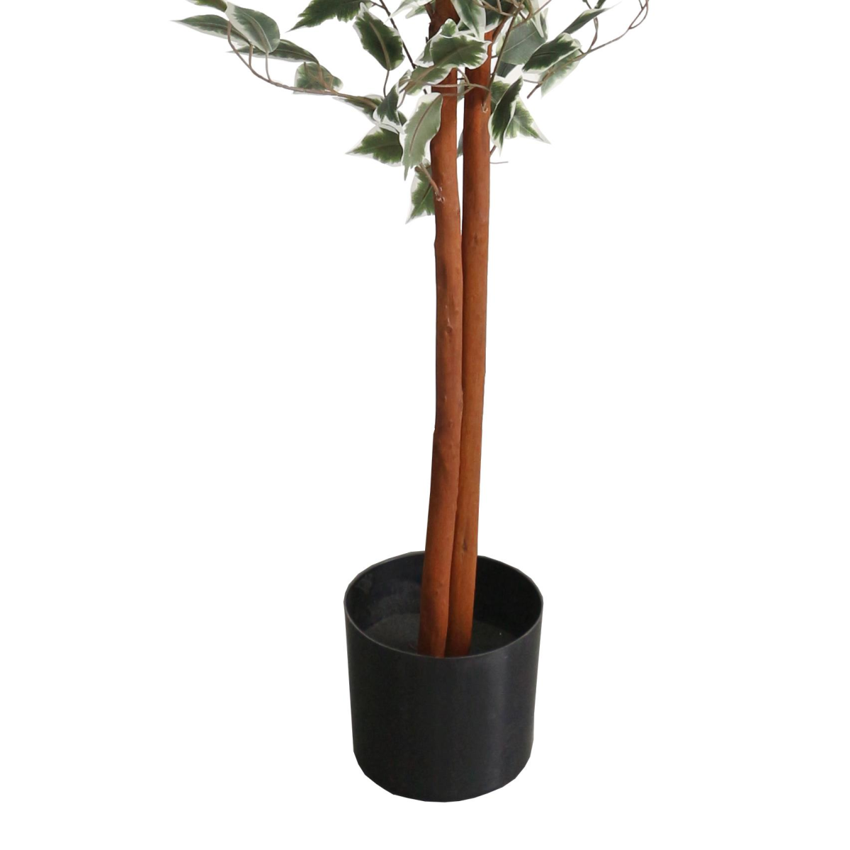 160cm Large Artificial Ficus Tree – Realistic Indoor Tree with Variegated Leaves