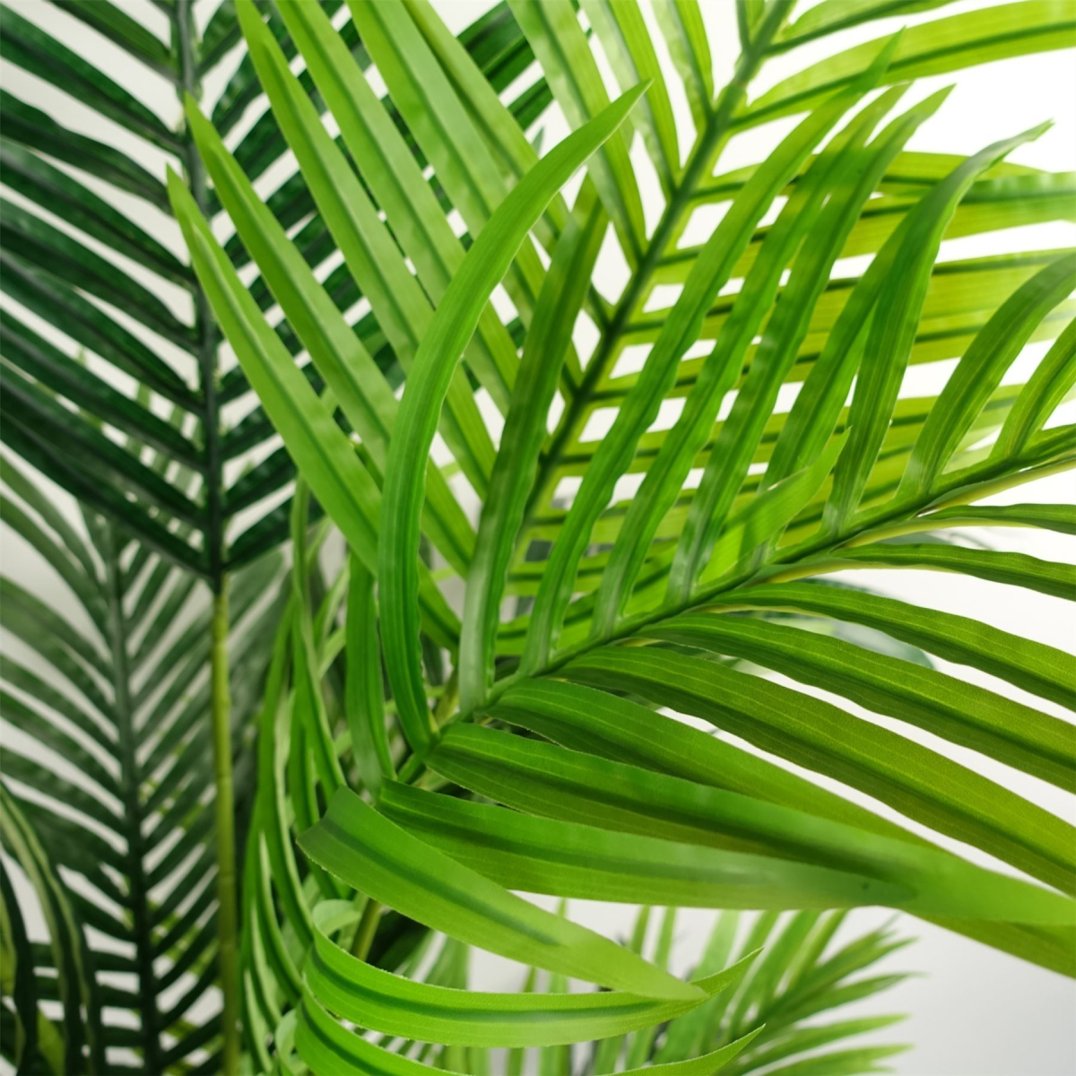 180cm Large Artificial Palm Tree – Realistic Indoor Tropical Palm with Silver Planter