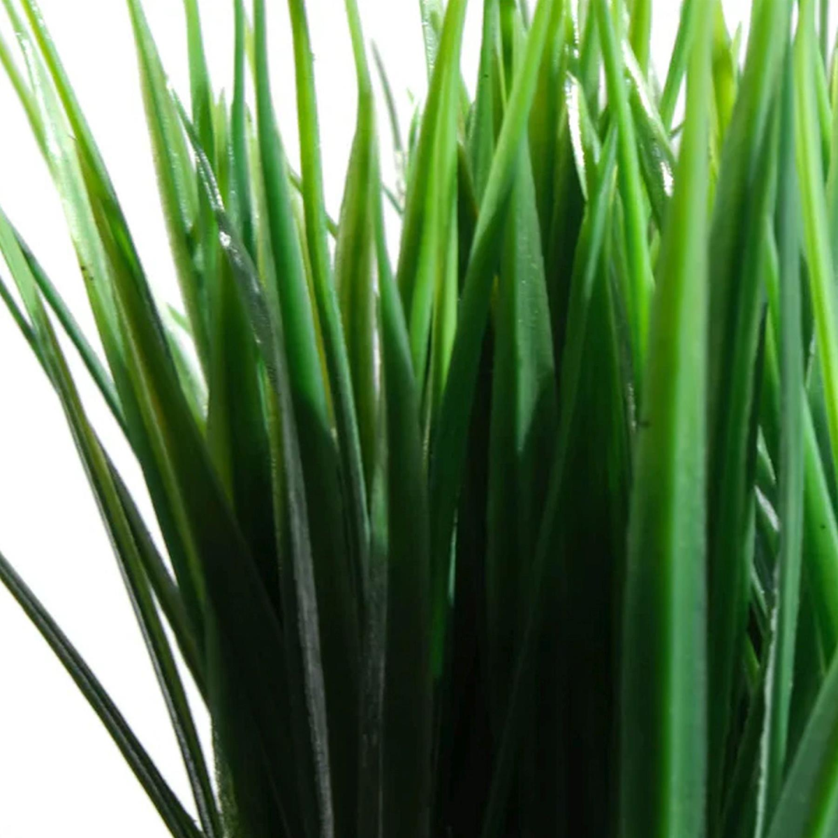 22cm Small Artificial Grass Plant with Pot – Compact Faux Grass Plant