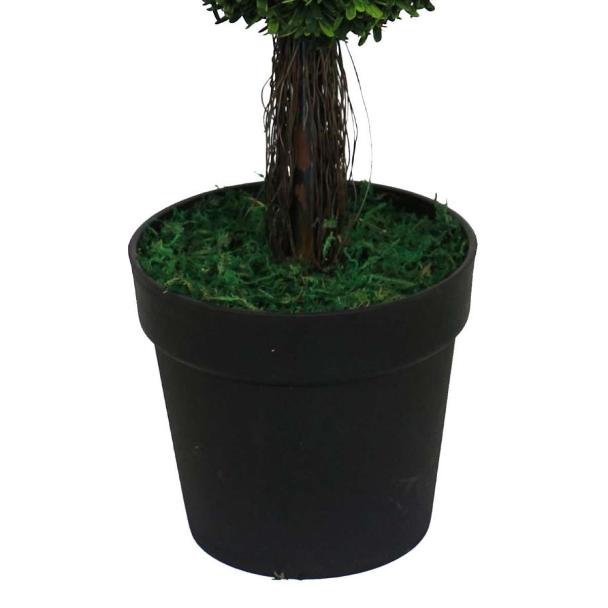 90cm Small Artificial Podocarpus Double Ball Topiary Tree