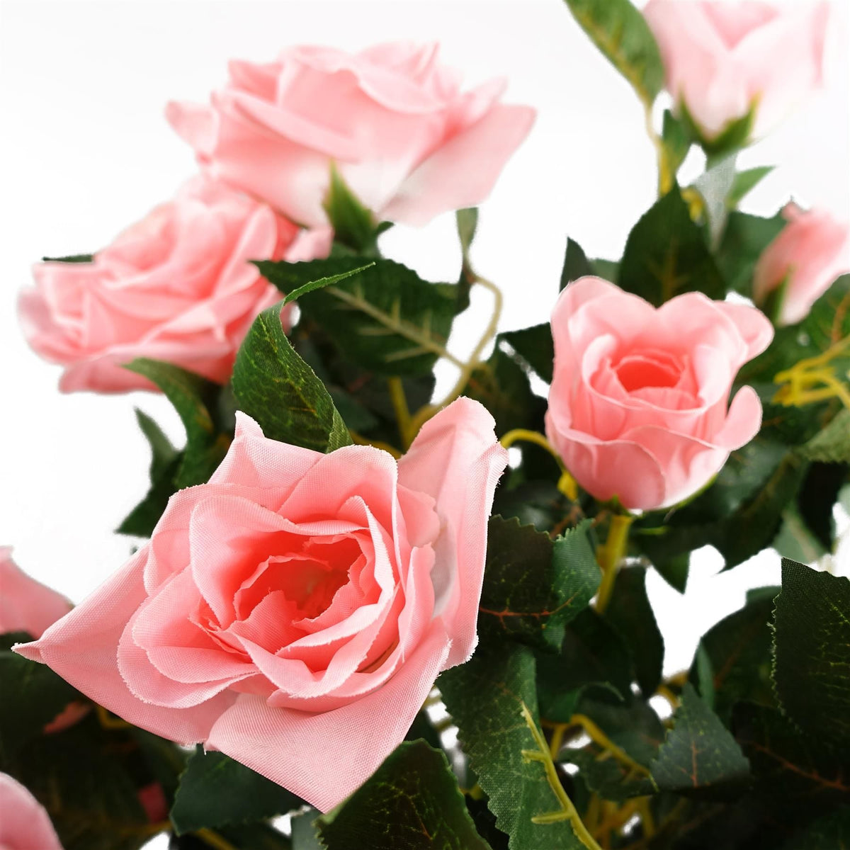 90cm Small Artificial Pink Rose Tree – Wedding Tree with Twisted Vine Detail