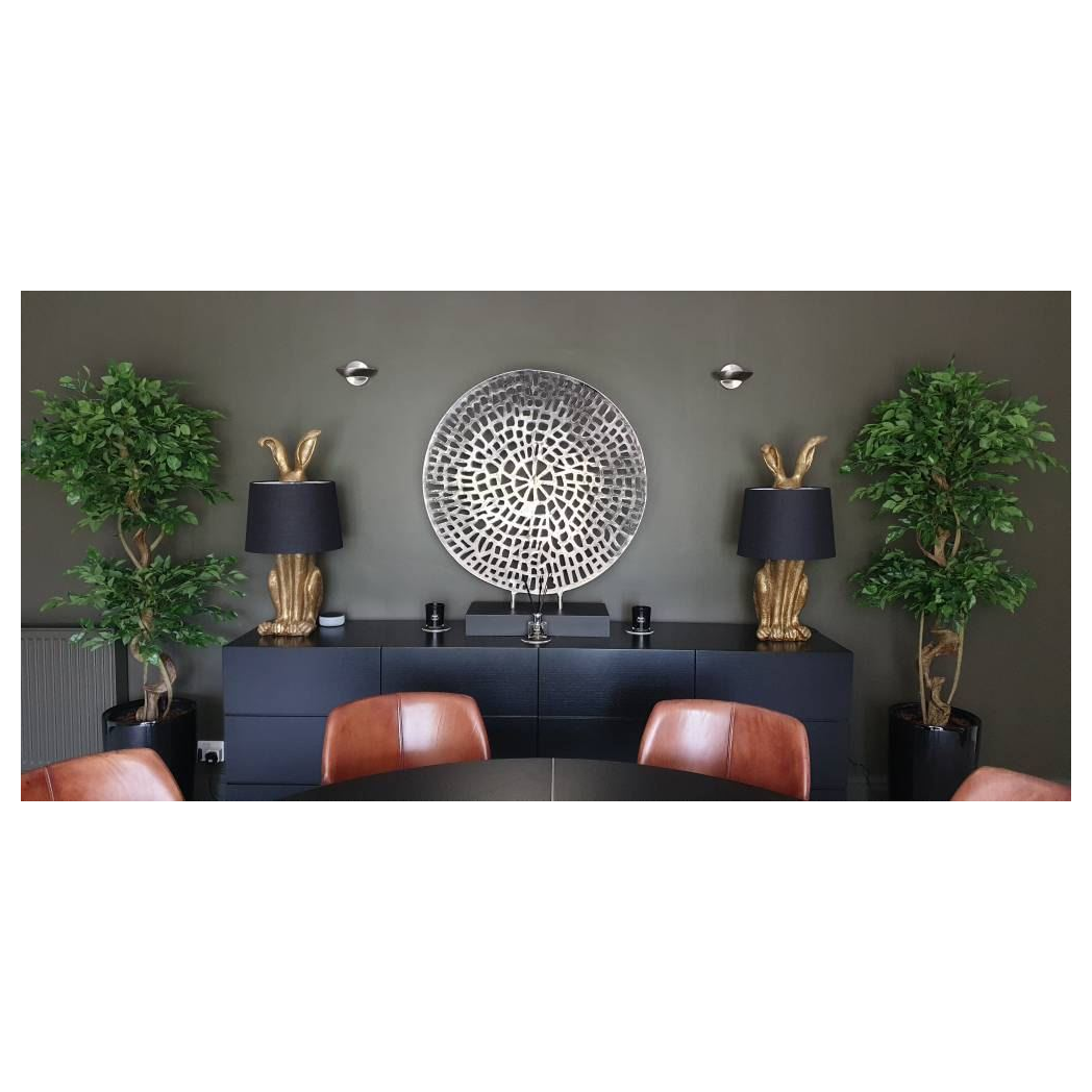 150cm Large Artificial Ficus Tree with Twisted Trunk – Japanese Fruticosa Style