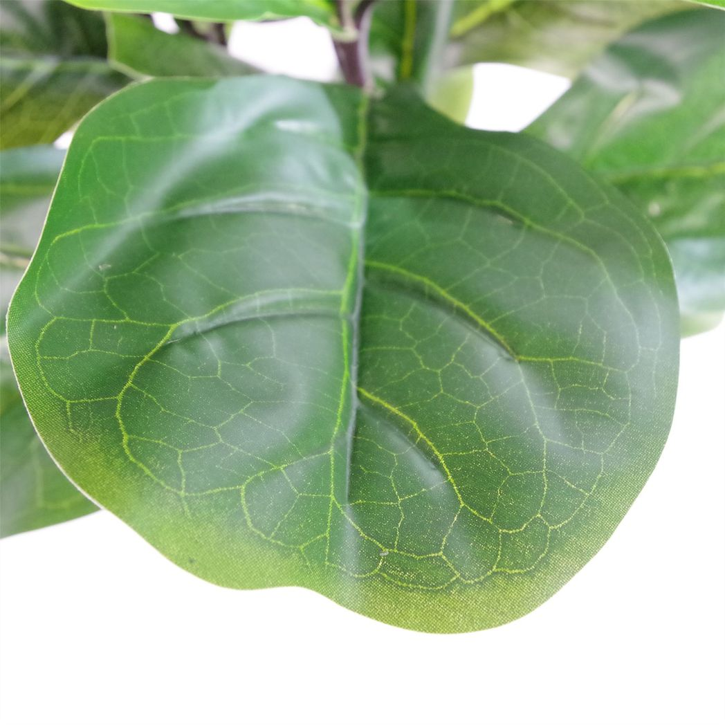 120cm Medium Artificial Fiddle Leaf Fig Tree – Ficus Lyrata Indoor Plant