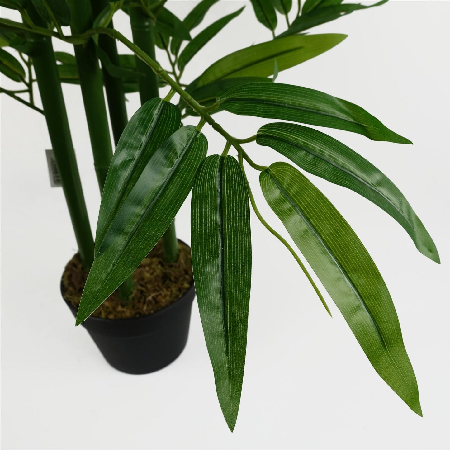 90cm Small Artificial Bamboo Tree – Realistic Fat Leaf Bamboo Plant for Indoor Décor