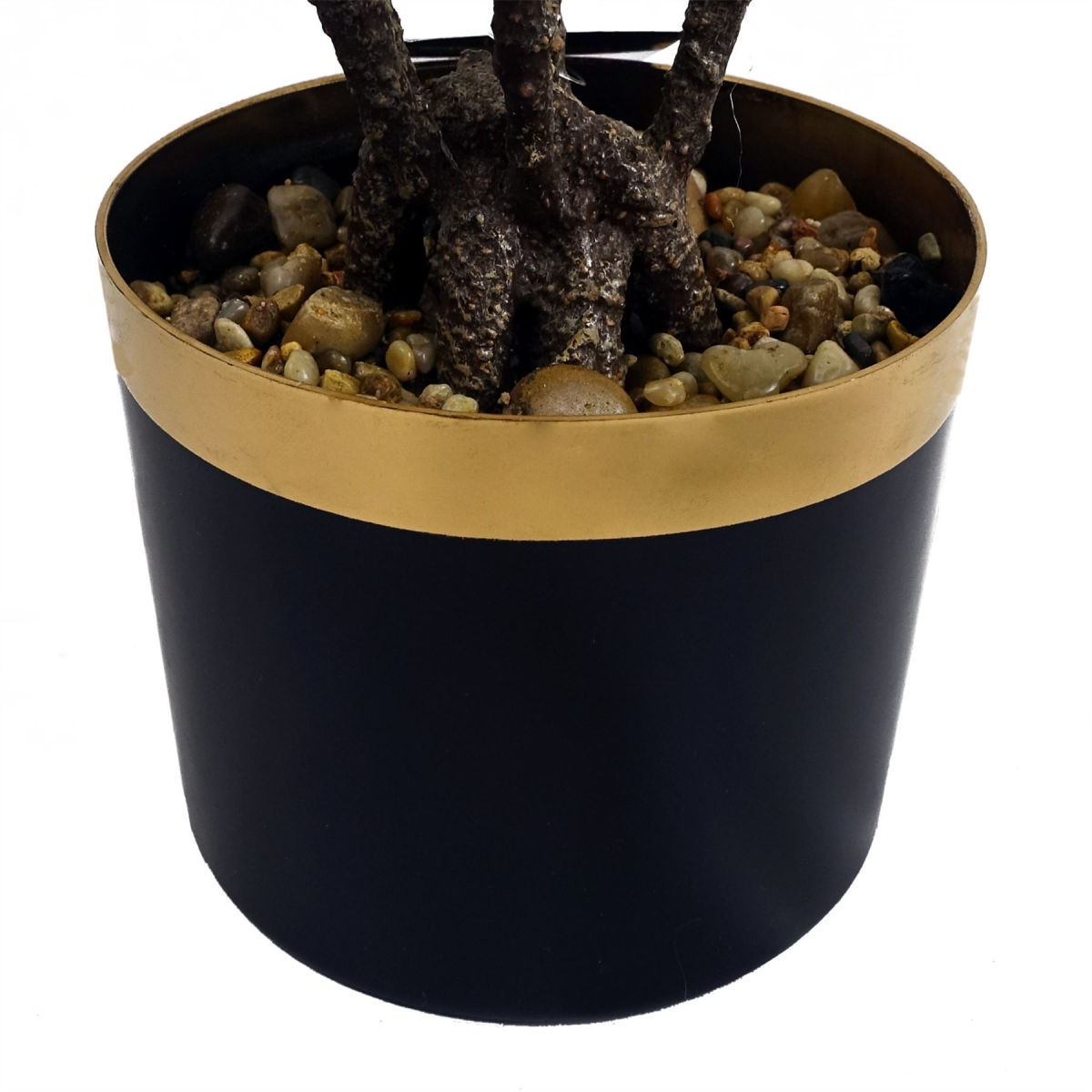 60cm Artificial Aglaia Odorata Bonsai Ficus Tree – Realistic Faux Bonsai with Decorative Pot