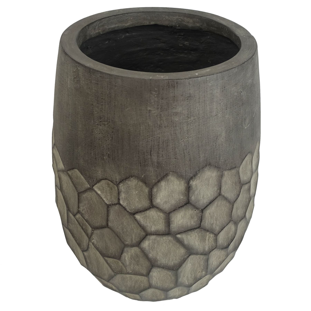 38cm x 27cm Large Honeycomb Composite Planter – Rustic Stone Effect Plant Pot