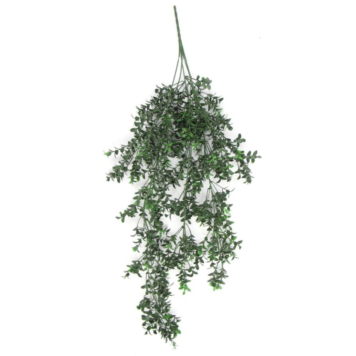 6 x 78cm Medium Hanging Artificial Small Leaf Plants – UV & Fire Resistant Trailing Set