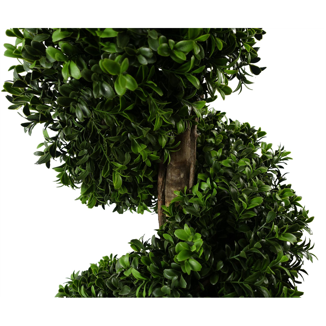 150cm Large Spiral Buxus Artificial Tree – UV Resistant Outdoor Topiary Tree