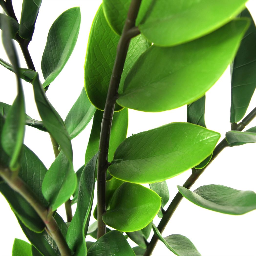 75cm Medium Artificial Zanzibar Gem Zamioculcas Plant – Faux ZZ Succulent