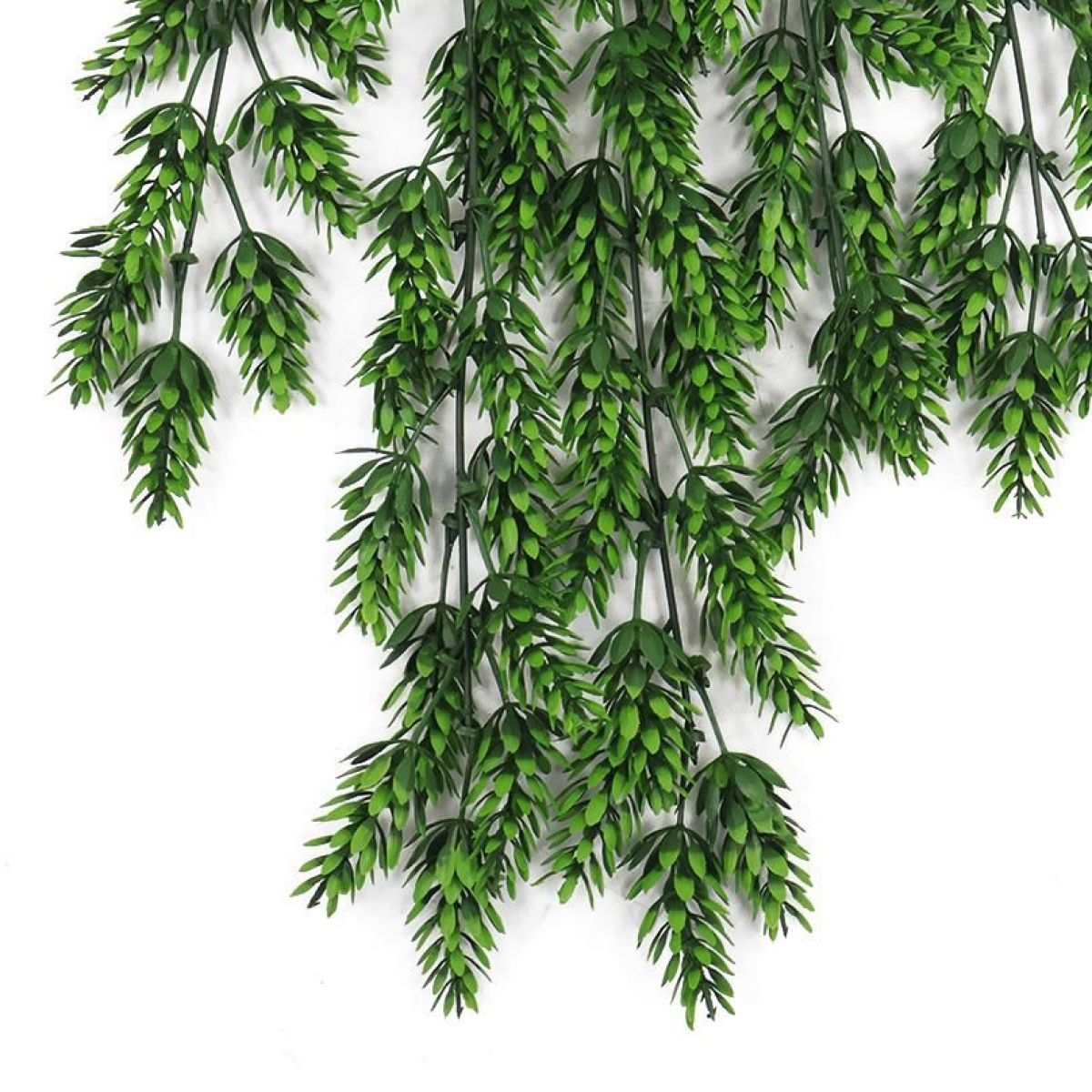 6 x 128cm Large Artificial Hanging Clustered Fern Plants – UV & Fire Resistant