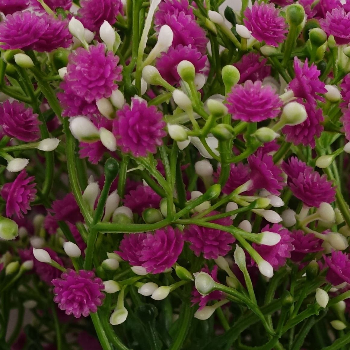 6 x 55cm Small Faux Pink Gypsophila Stems – Artificial Baby’s Breath