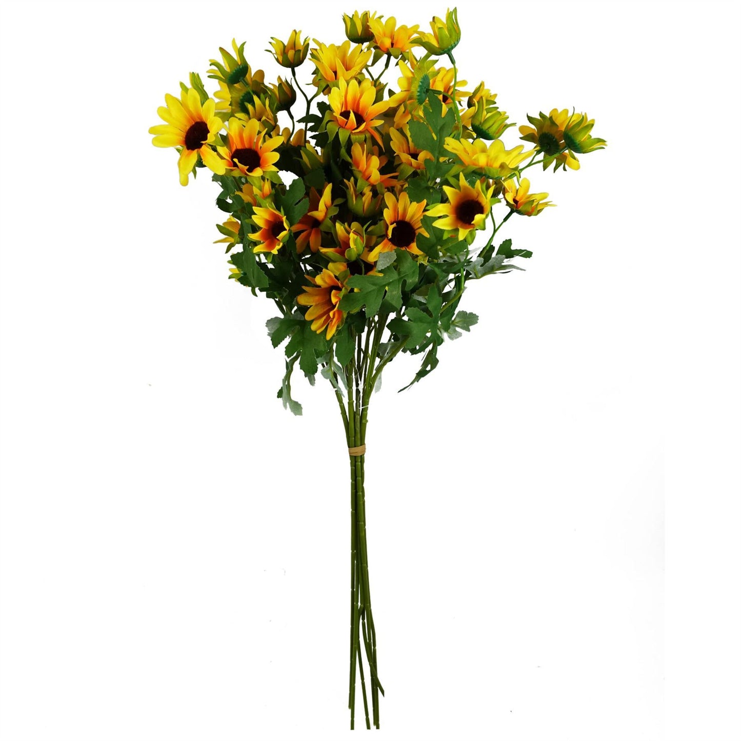 70cm Medium Artificial Yellow Daisy Flower Spray – Faux Daisy Stem