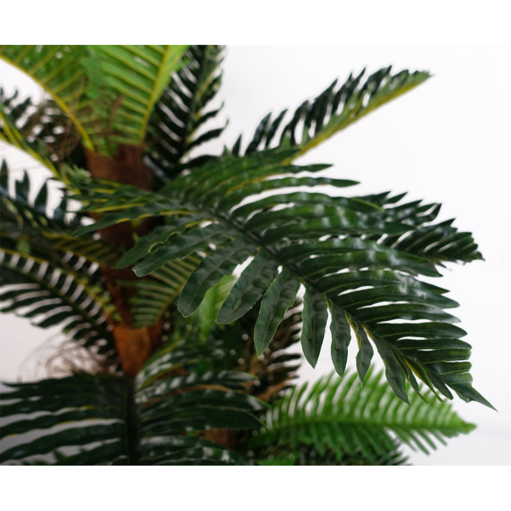 150cm Large Artificial Palm Tree – Natural Covered Trunk & Realistic Foliage