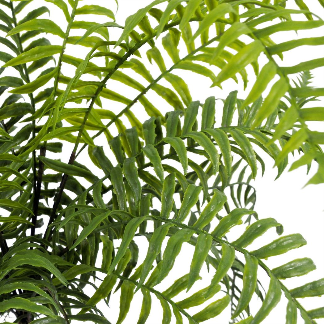 50cm Small Artificial Boston Fern Plant – Faux Fronded Fern