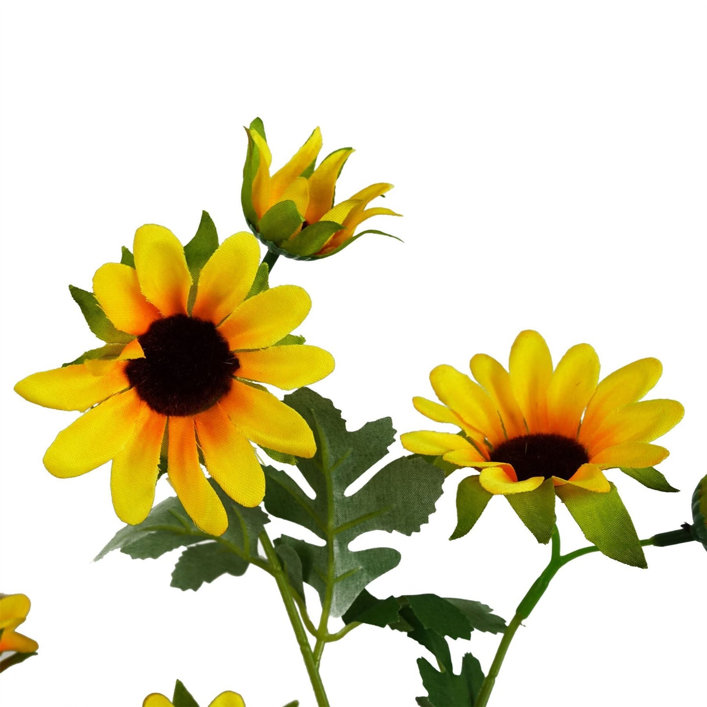 70cm Medium Artificial Yellow Daisy Flower Spray – Faux Daisy Stem
