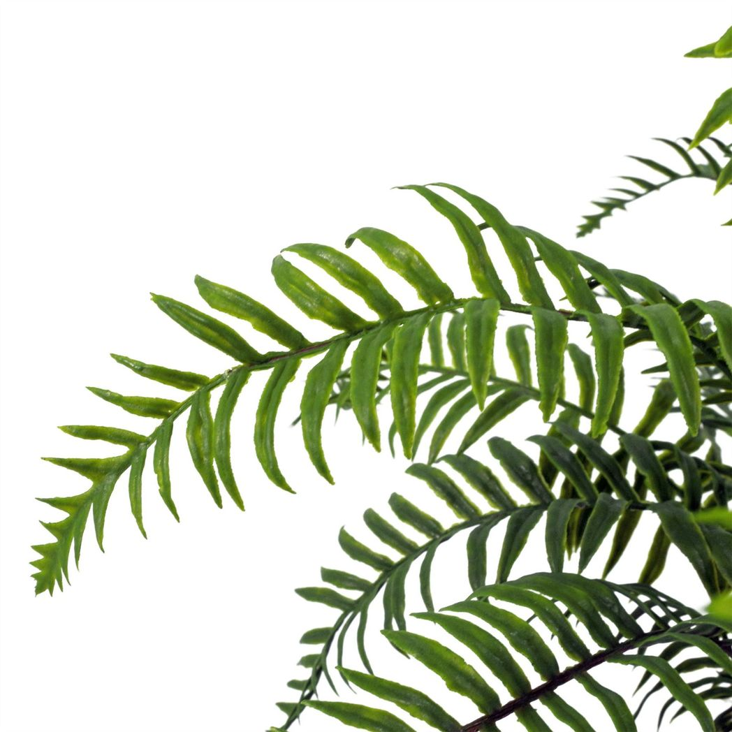50cm Small Artificial Boston Fern Plant – Faux Fronded Fern