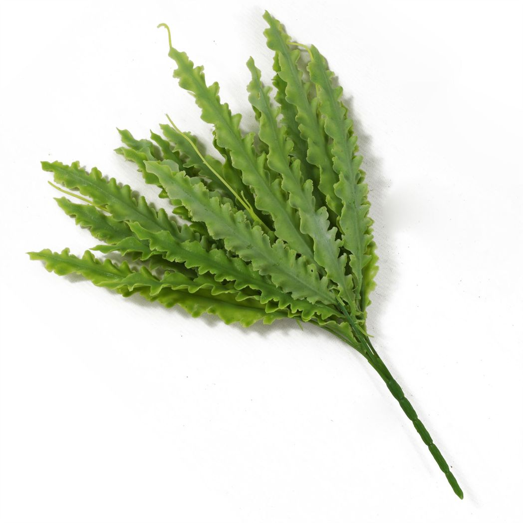 40cm Small Artificial Crocodile Fern – Bare Stem Plant