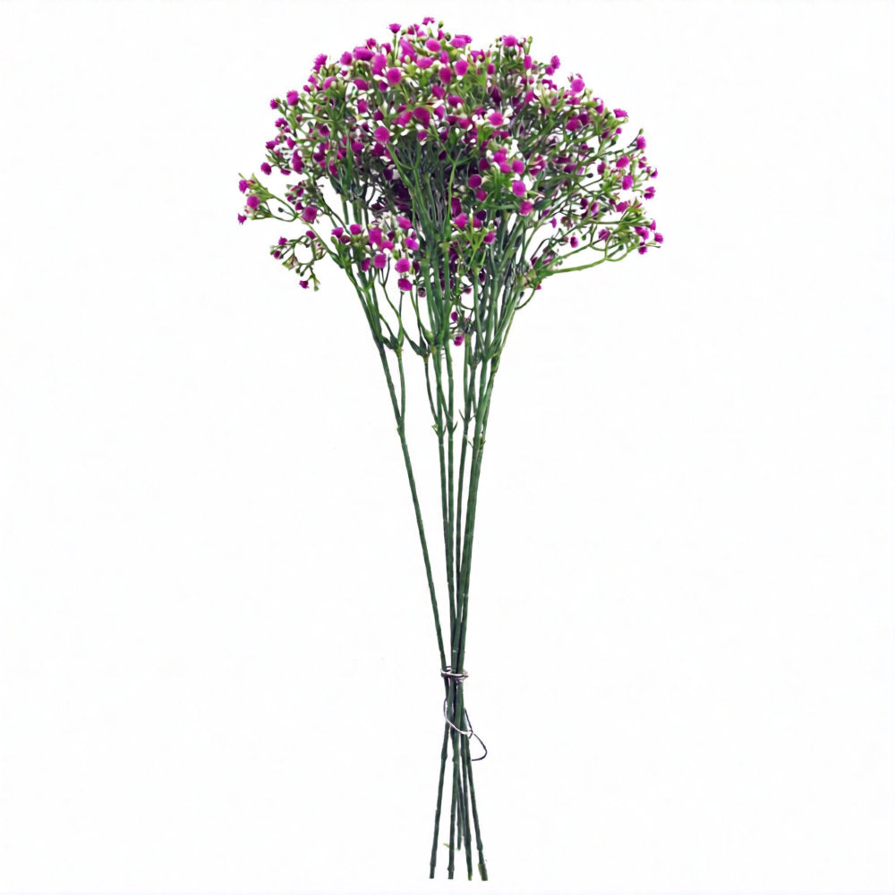 55cm Small Faux Pink Gypsophila Stem – Artificial Baby’s Breath