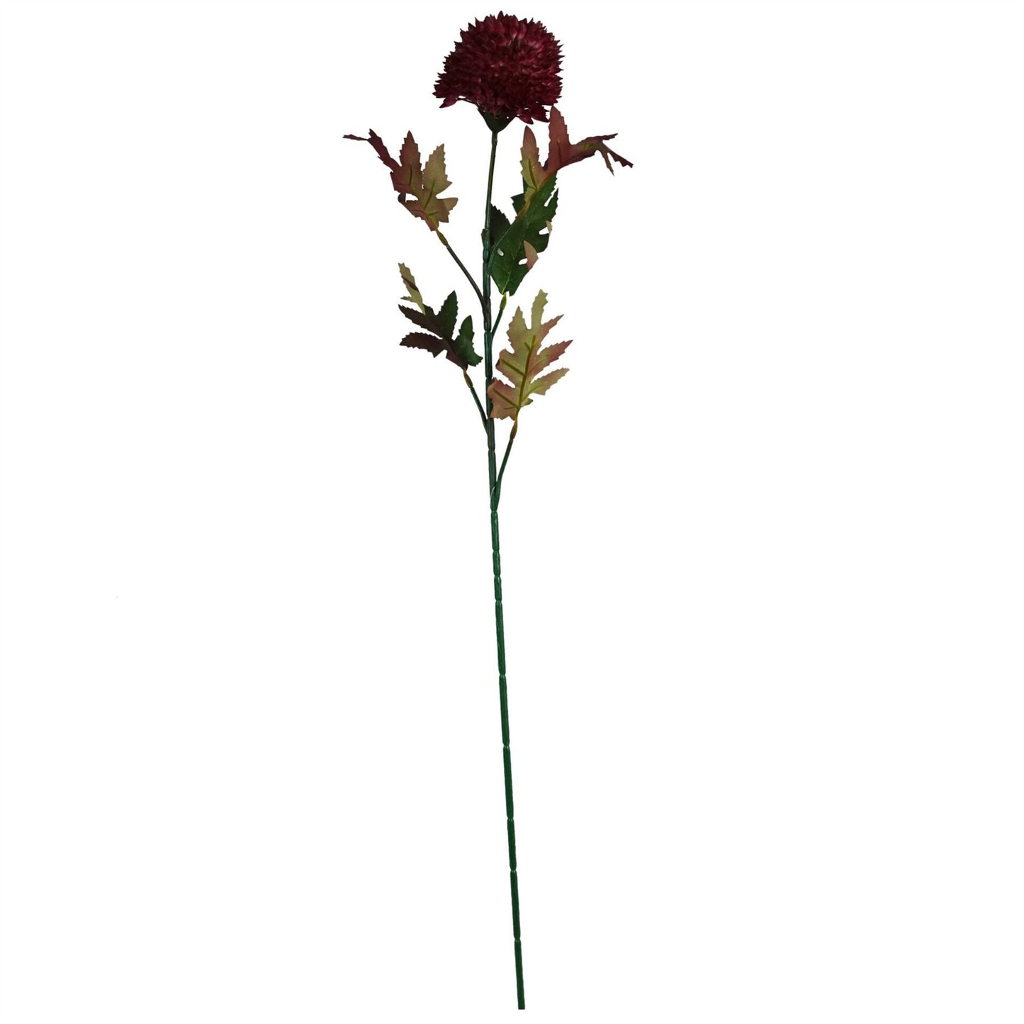 70cm Medium Artificial Pink Ball Dahlia Flower – Faux Dahlia Stem