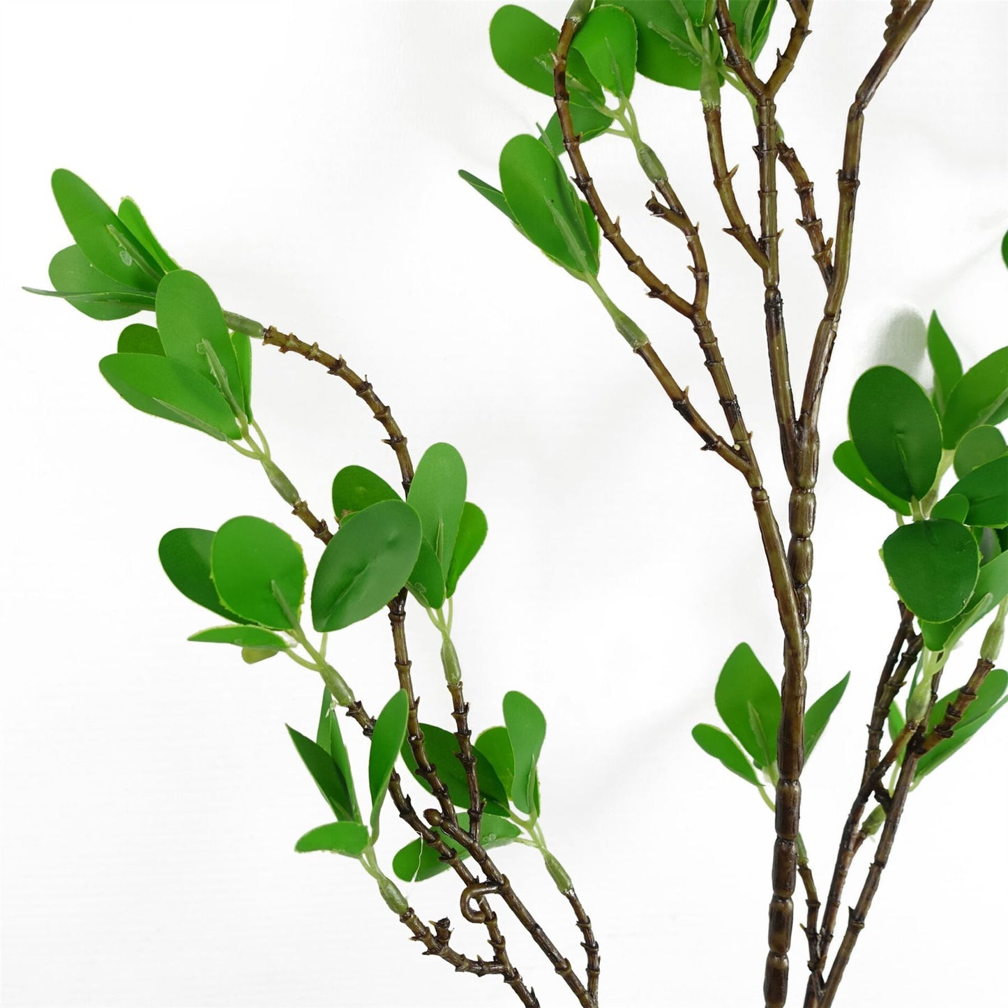 100cm Large Artificial Mini Leaf Ficus Plant Stem – Realistic Faux Foliage