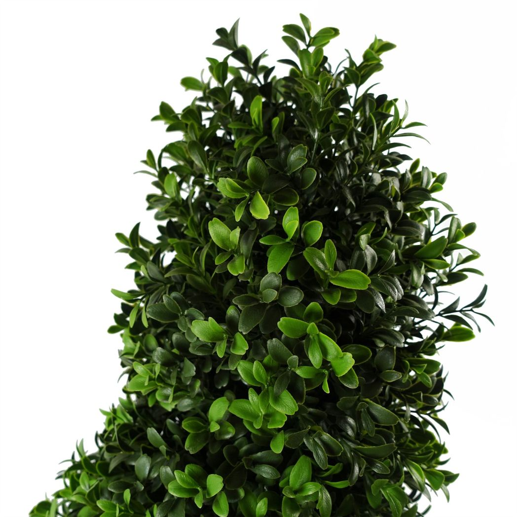 150cm Large Spiral Buxus Artificial Tree – UV Resistant Outdoor Topiary Tree