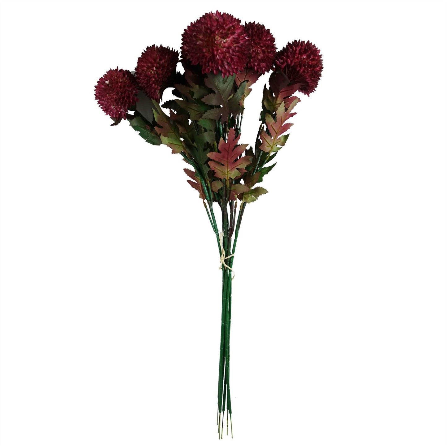 70cm Medium Artificial Pink Ball Dahlia Flower – Faux Dahlia Stem