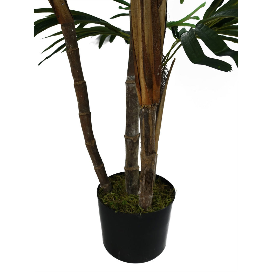 100cm Medium Artificial Raphis Palm Tree – Realistic Faux Indoor Palm