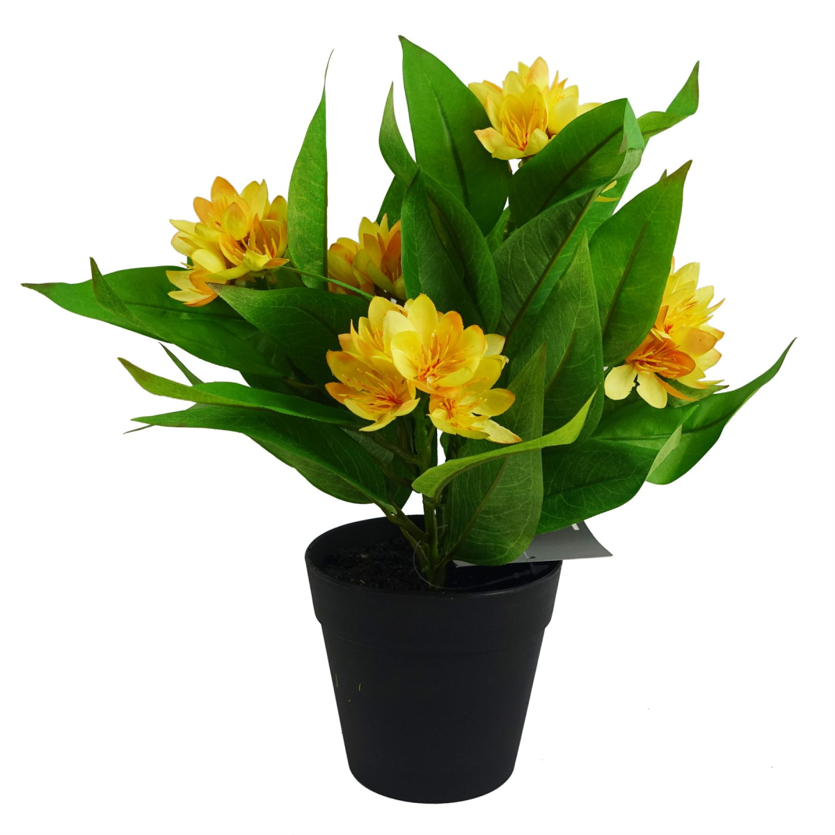 6 x 18cm Small Artificial Freesia Flowers Assorted Colours – Indoor Flowering Plants