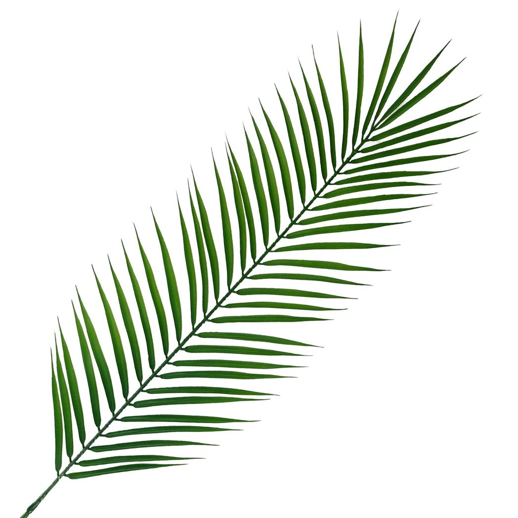 6 x 100cm Artificial Palm Leaf Stems – Realistic Faux Foliage Bundle
