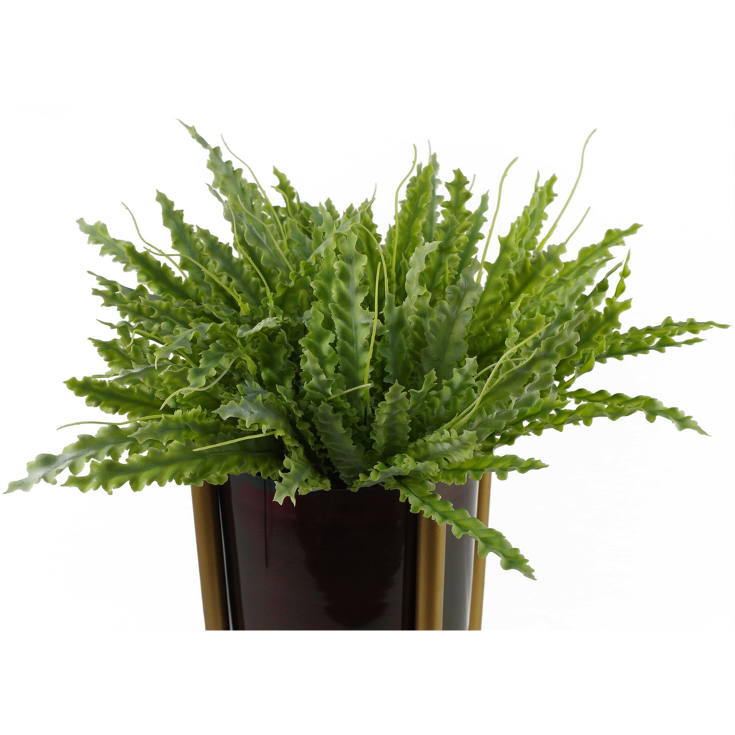 40cm Small Artificial Crocodile Fern – Bare Stem Plant