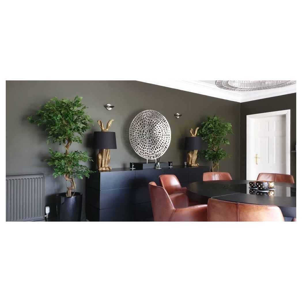 150cm Large Artificial Ficus Tree with Twisted Trunk – Japanese Fruticosa Style