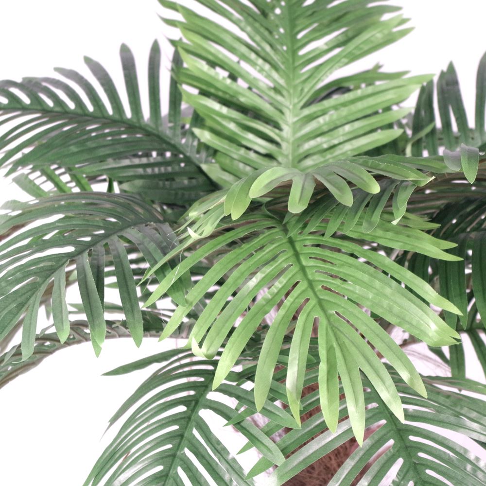 100cm Medium Artificial Princess Palm Tree – Brown Trunk & Realistic Foliage