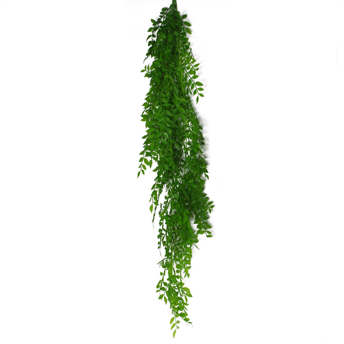 100cm Large Artificial Hanging & Trailing String of Pearls Fern – Realistic Light Green Faux Plant