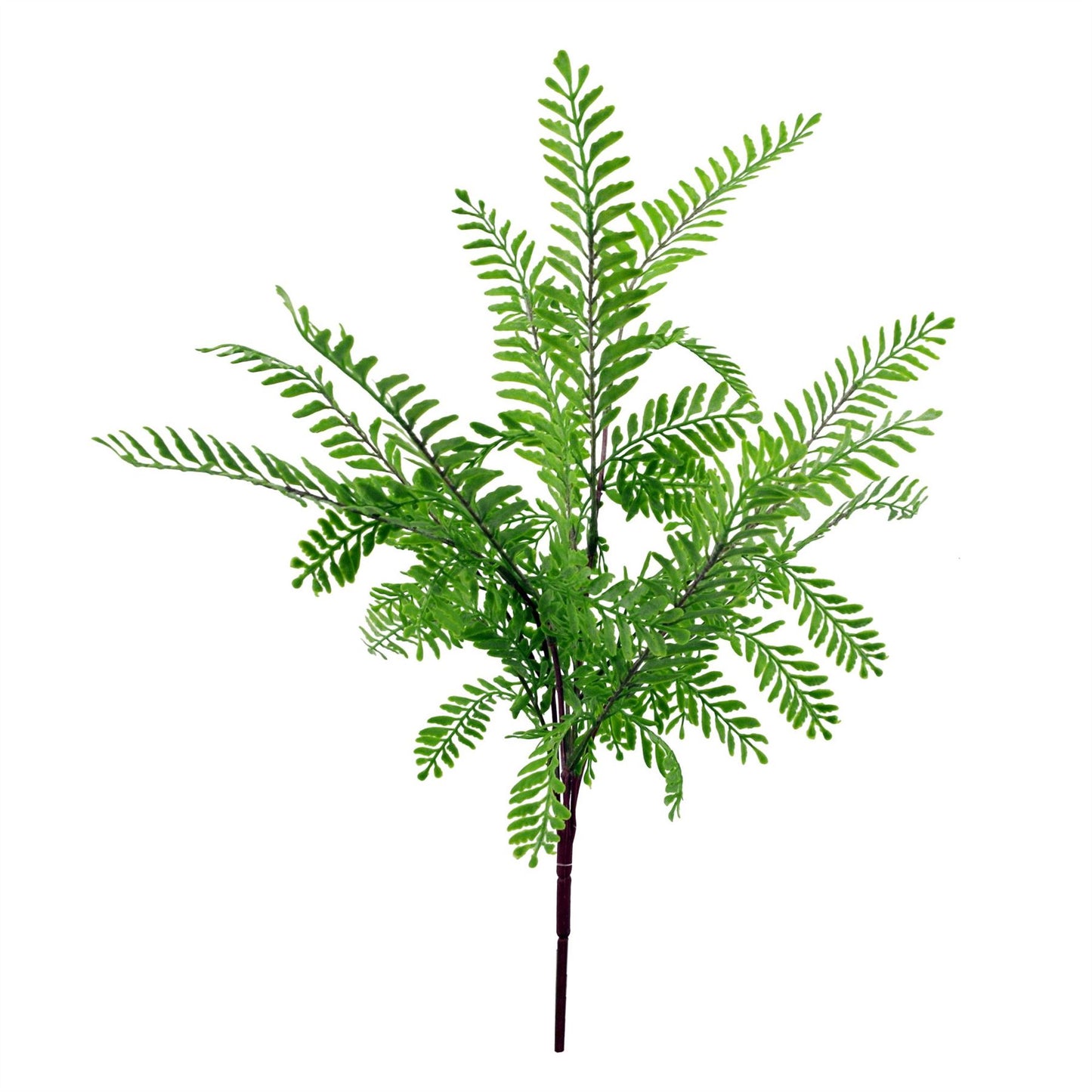 6 x 55cm Small Artificial Himalayan Maidenhair Fern Bushes – Light Green Faux Fern Set