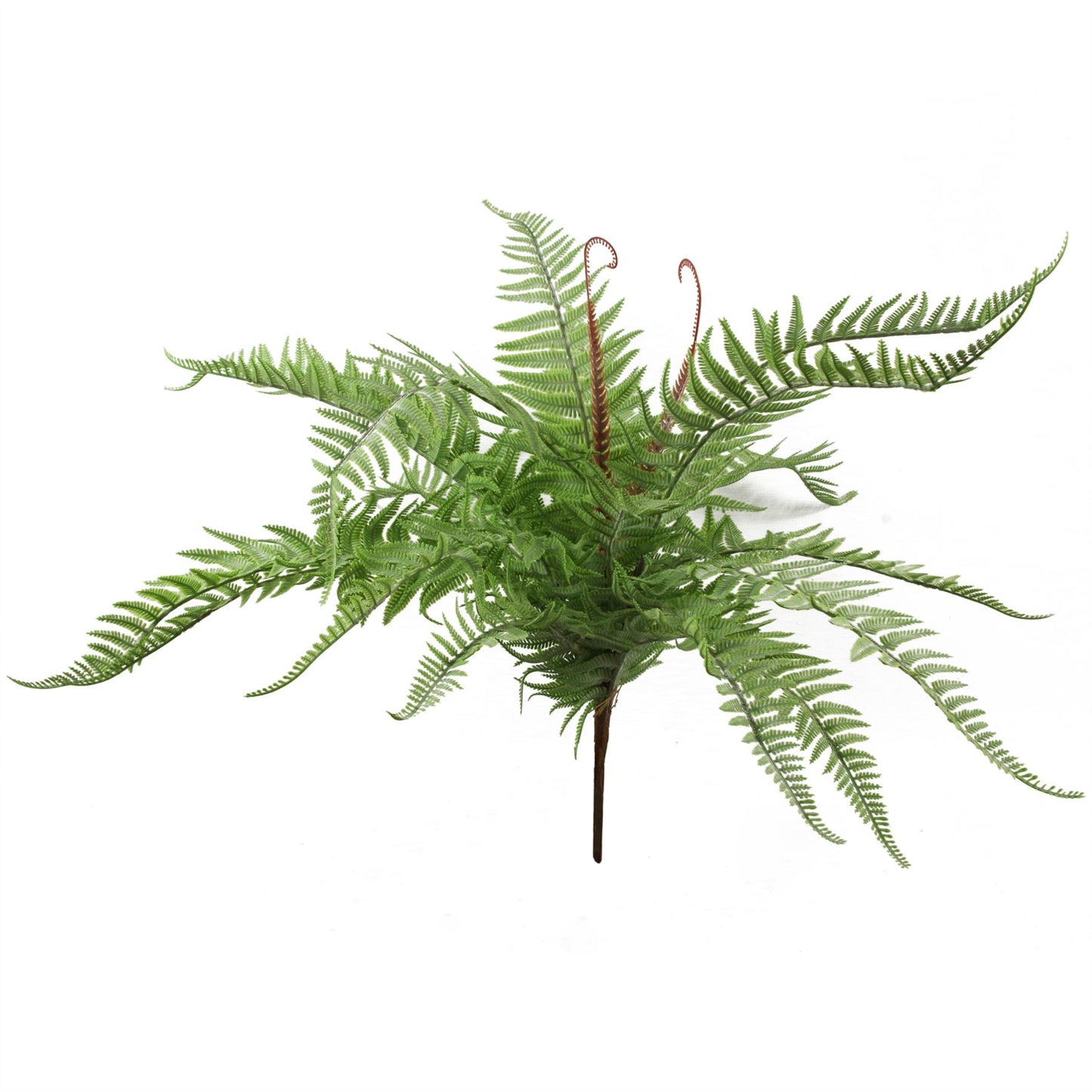 6 x 60cm Medium Artificial Bushy Dixie Wood Fern Plants – Light Green Faux Fern Set